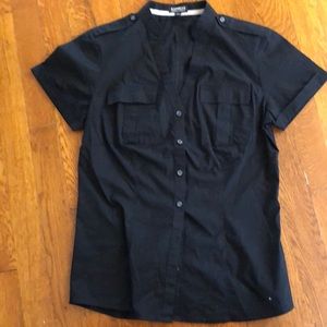 Black Business Blouse